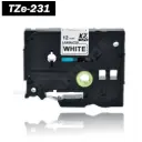  Tze231 Compatible P-Touch Tape Brother TZe-S231 - 12mm x 8m