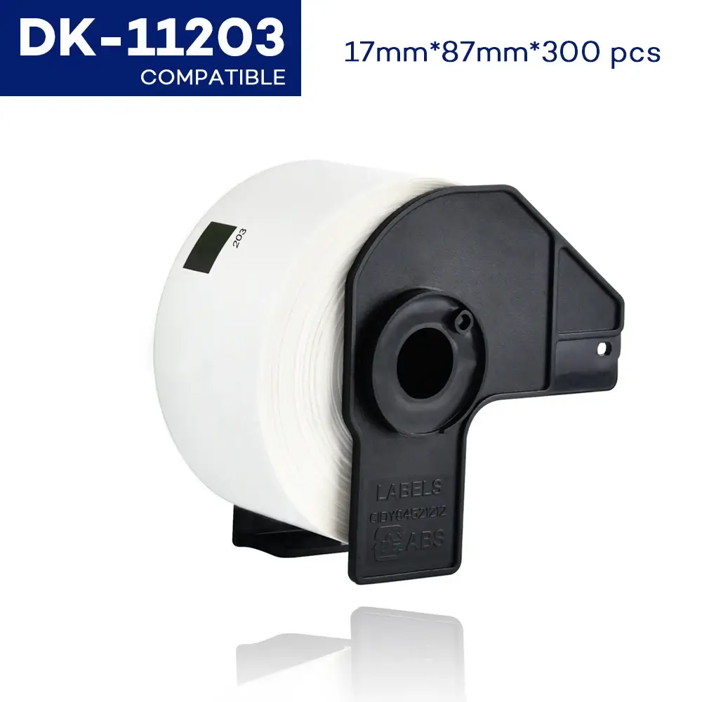 DK11203 Compatible Brother DK-11203 Thermal Label 17mm x 87mm - 300 labels