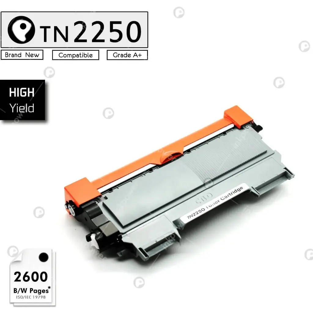 Compatible Brother TN2230 TN2250 High Yield Toner Cartridge