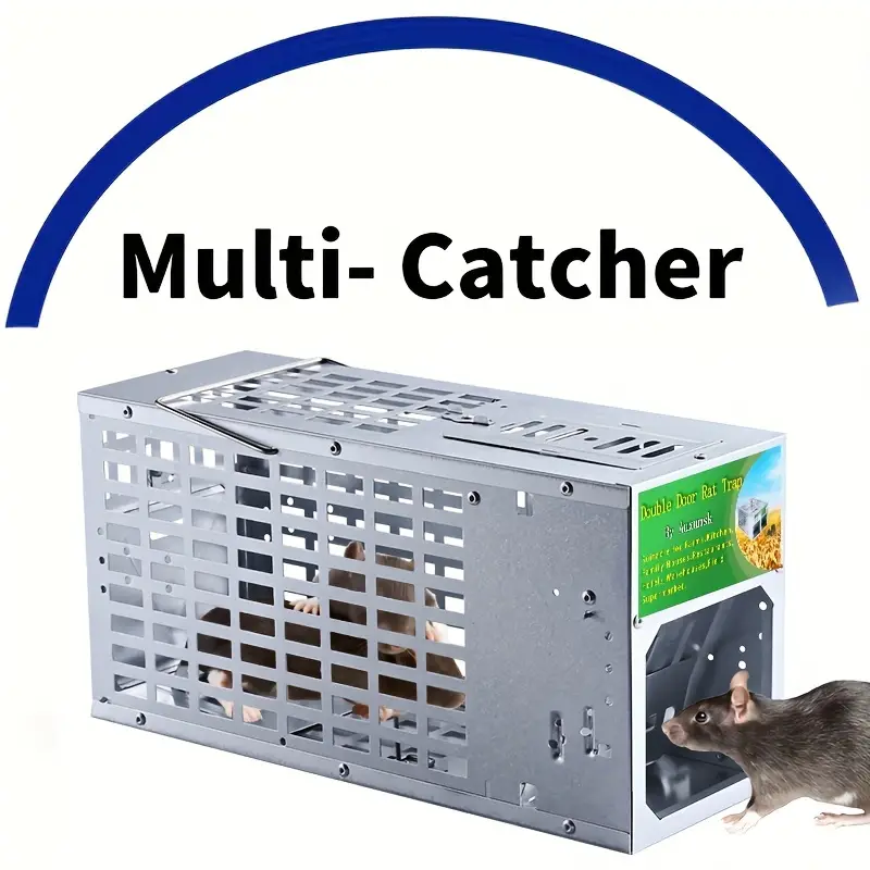 Continuous Catching Mouse Cage Rodent Mouse Trap Rat Trap Cage All Mice And Rat Can Fit In, Pest Control