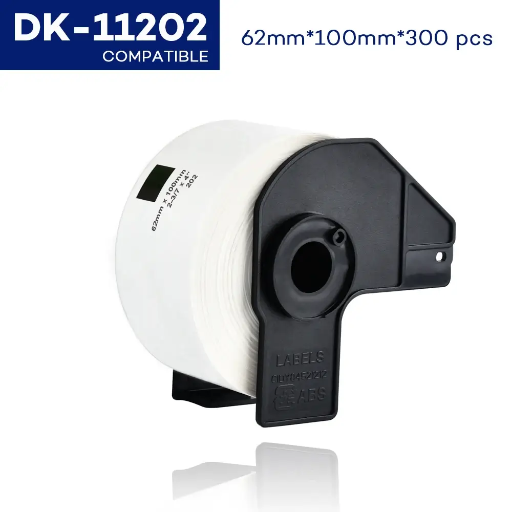 DK11202 Compatible Brother DK-11202 Thermal Label 62mm x 100mm - 300 Labels