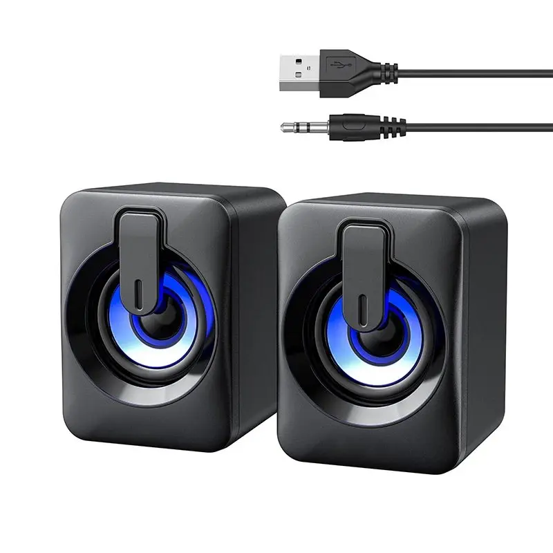 Mini Desktop Wired Computer Speakers Laptop