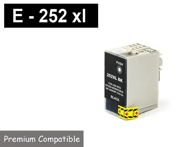 Compatible EPSON 254XL 252XL Extra Large Ink Cartridge