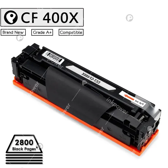 HP 201X compatible HP CF400X CF401X CF402X CF403X BK C M Y High Yield Toner Cartridge