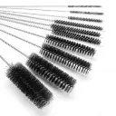 10Pcs White Nylon Straw Cleaners Cleaning Brush Drinking Pipe Cleaners